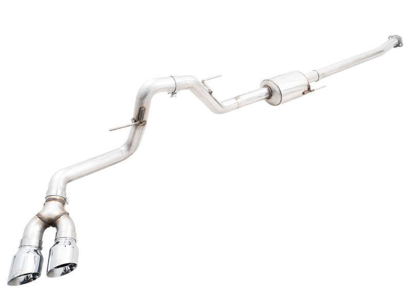 Ford F-150 Performance Exhaust - Rear - AWE Tuning - 0FG Dual Side Exit - Chrome Silver - `21-`27